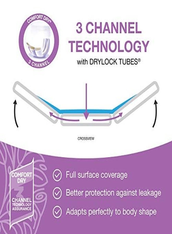 فيدا ملابس داخلية فيدا الطبيعية لسلس البول للنساء البالغات - ملابس داخلية لما بعد الولادة لحماية من تسرب البول - ملابس داخلية للاستخدام مرة واحدة ذات قدرة امتصاص قصوى - مقاس كبير - 24 قطعة - Image 2